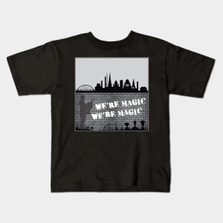 Graffiti On The Wall Kids T-Shirt